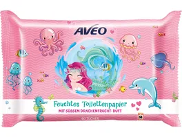 AVEO Kids feuchtes Toilettenpapier Girls