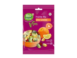 BIO PRIMO Bio Frucht Gummi Fruechte Mix ohne Gelantine