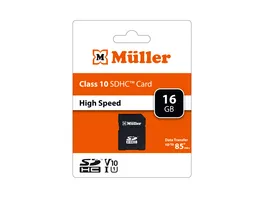 Mueller SDHC Card CL10 16GB
