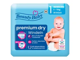 Beauty Baby Premium Dry Windeln Groesse 1 Newborn 2 5 kg