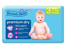 Beauty Baby Premium Dry Windeln Groesse 3 Midi 6 10 kg