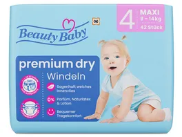 Beauty Baby Premium Dry Windeln Groesse 4 Maxi 9 14 kg