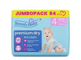 Beauty Baby Premium Dry Windeln Groesse 4 Maxi 9 14 kg