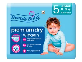 Beauty Baby Premium Dry Windeln Groesse 5 Junior 11 16 kg