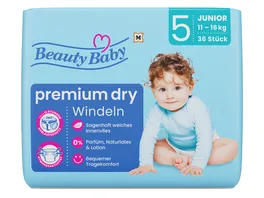 Beauty Baby Premium Dry Windeln Groesse 5 Junior 11 16 kg