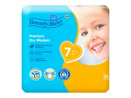 Beauty Baby Windeln Premium Dry Groesse 7 XXL 15 kg