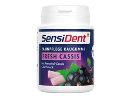 SensiDent Zahnpflege Kaugummi Fresh Cassis