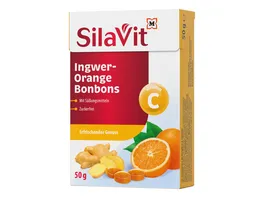 SilaVit Ingwer Orange Bonbons Zuckerfrei