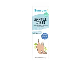 BARFUSS Lammwollsohle