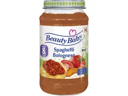 Beauty Baby Babyglaeschen Bio Spaghetti Bolognese ab dem 8 Monat