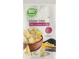 BIO PRIMO Bio Knusper Ecken Mais schwarzer Reis