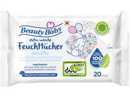 Beauty Baby Feuchttuecher Sensitiv 2x20 Tuecher