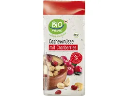 BIO PRIMO Bio Cashewnuesse Cranberries