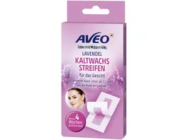 AVEO Face Wax Strips Lavendel