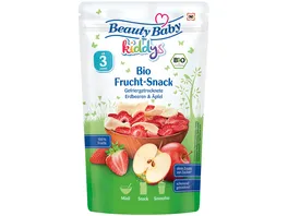 Beauty Baby Kiddys Bio Gefriergetrocknete Erdbeeren und Aepfel