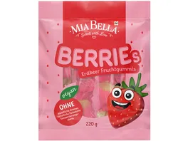 MIA BELLA Fruchtgummi Berrie s Erdbeeren