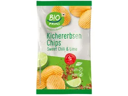 BIO PRIMO Bio Kichererbsen Chips Sweet Chilli Lime