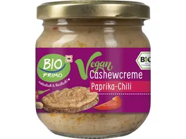 BIO PRIMO Bio Cashewcreme Paprika Chili