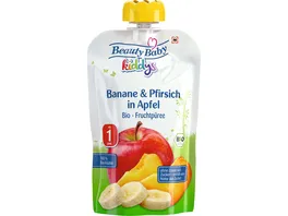 Beauty Baby Bio Quetschie Banane Pfirsich Apfel