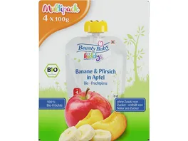 Beauty Baby Bio Quetschie Banane Pfirsich Apfel Multipack