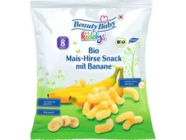 Beauty Baby kiddys Bio Mais Hirse Snack Banane