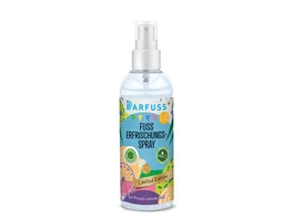 BARFUSS Fuss Erfrischungsspray mit Pfirsich Limonade Duft
