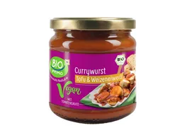 BIO PRIMO Bio vegane Currywurst im Glas