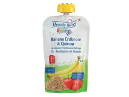 Beauty Baby Kiddys Bio Quetschie Banane Erdbeere Quinoa