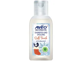 AVEO Limited Edition Shampoo und Spuelung mit Erdbeerduft