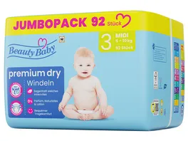 Beauty Baby Premium Dry Windeln Groesse 3 Midi 6 10 kg