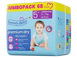 Beauty Baby Premium Dry Windeln Groesse 5 Junior 12 17 kg