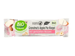 BIO PRIMO Bio Grandma s Apple Pie Riegel mit geroesteten Nuessen