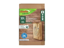CleanPac Bio Papier Kompostbeutel 10 Liter