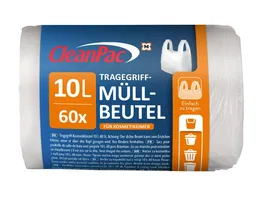CleanPac Tragegriff Muellbeutel fuer Kosmetikeimer 10 Liter