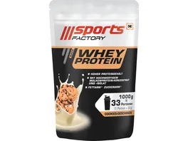 SPORTS FACTORY Whey Protein Cookies