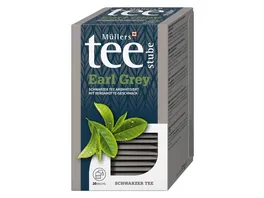 Muellers Teestube Earl Grey Schwarzer Tee aromatisiert Aufguss