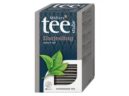 Muellers Teestube Darjeeling Schwarztee Aufguss