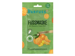 BARFUSS Fussmaske Mandarine Ingwer Duft