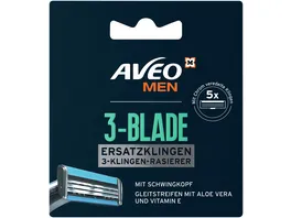 AVEO MEN 3 Blade Ersatzklingen 3 Klingen Rasierer