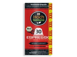 Hochgenuss Bio Kaffee Espresso