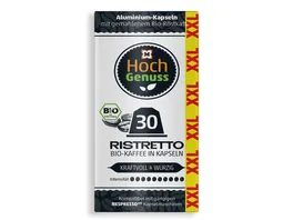 Hochgenuss Bio Kaffee Ristretto