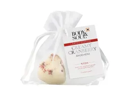 BODY SOUL Badeherzen Creamy Cranberry Geschenkpackung