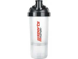 SPORTS FACTORY MixKing Shaker Portionsbehaelter 600ml 250ml