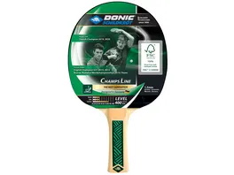 Donic Schildkroet Tischtennisschlaeger Champs Line 400 1 5 mm Schwamm Jade ITTF Belag