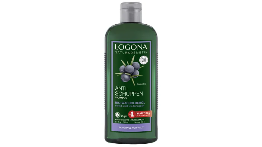LOGONA Anti-Schuppen Shampoo Bio-Wacholderöl