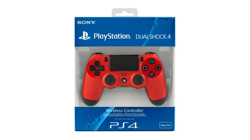 Wireless Controller Dualshock Rot Playstation 4