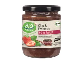 BIO PRIMO Bio Fruchtaufstrich Chia Erdbeere