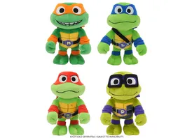 Teenage Mutant Ninja Turtles Mutant Mayhem Plueschspielzeug ca 20 cm grosse TMNT Plueschfiguren sortiert 1 Stueck