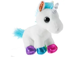 Mueller Toy Place Pluesch Einhorn bunt 20 cm