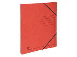 EXACOMPTA Ringbuch A4 mit Eckspanner rot